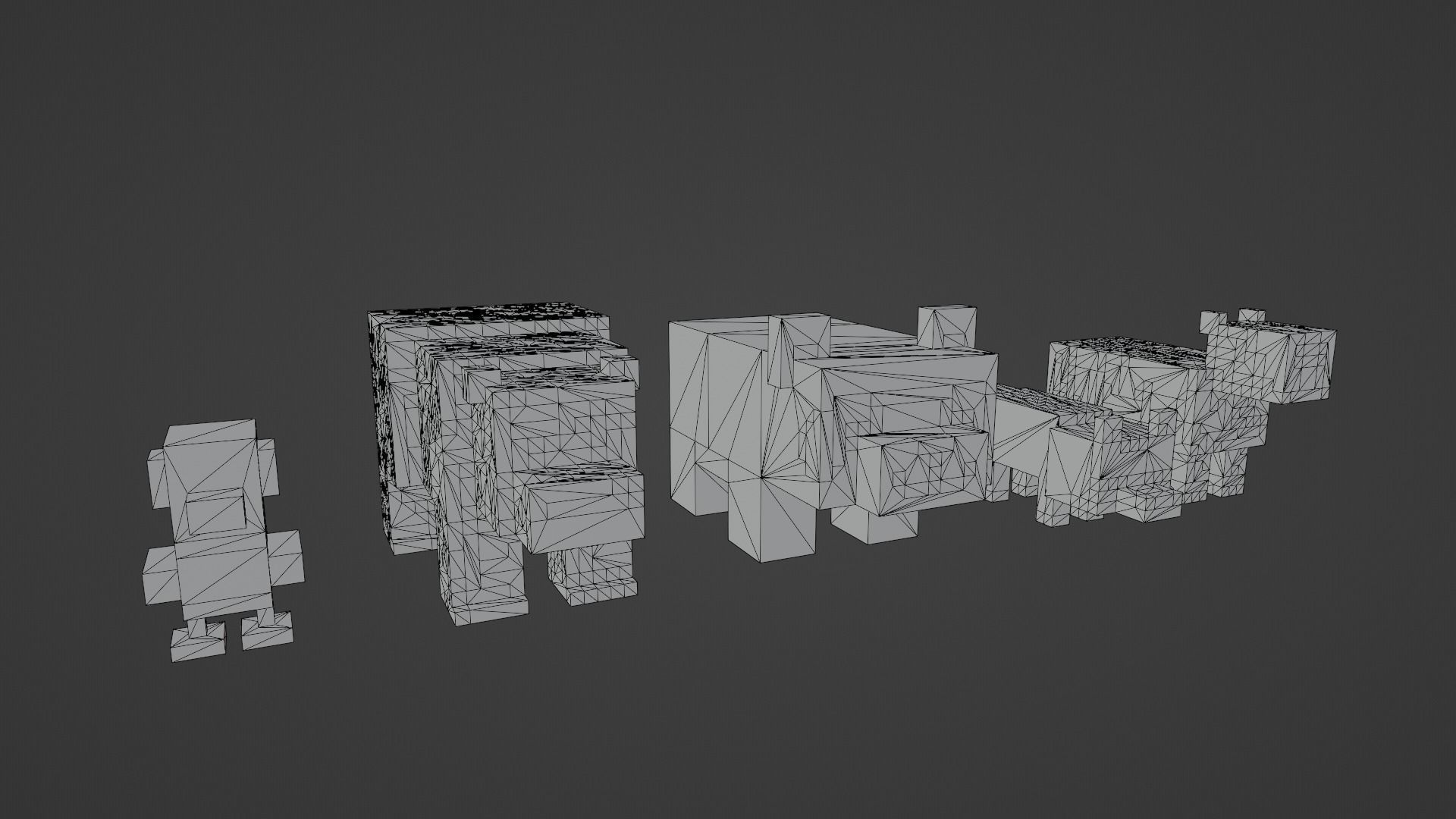 Minecraft Animals Low-poly 3D model_14