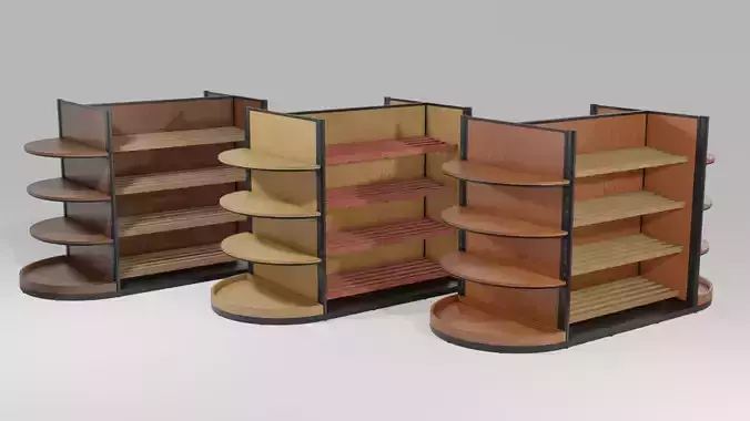 Clean Wood Shelf