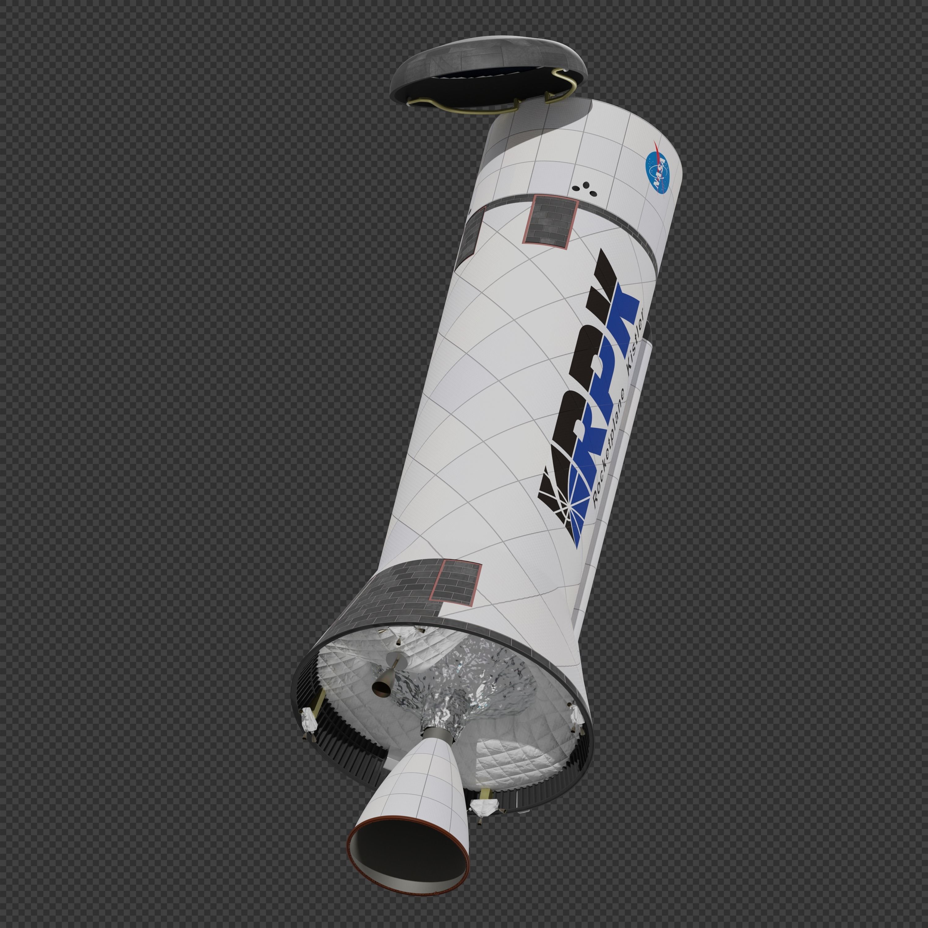 Kistler K-1 Rocket 3D model_2
