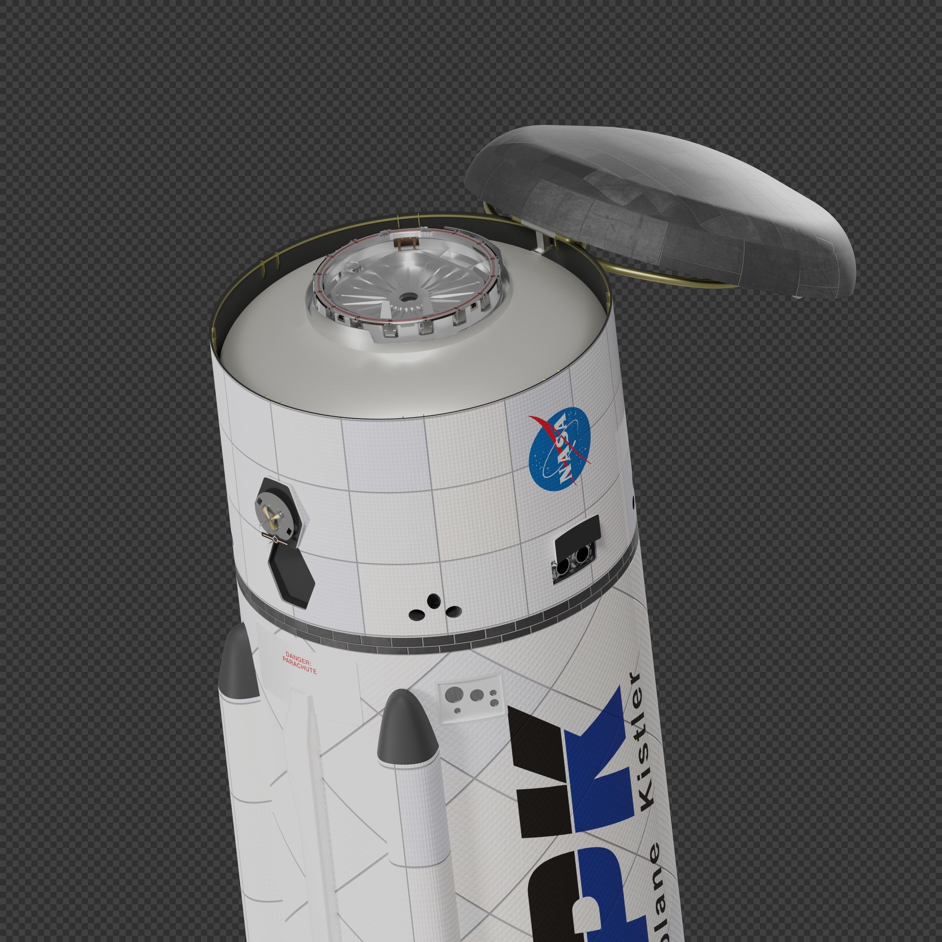 Kistler K-1 Rocket 3D model_7