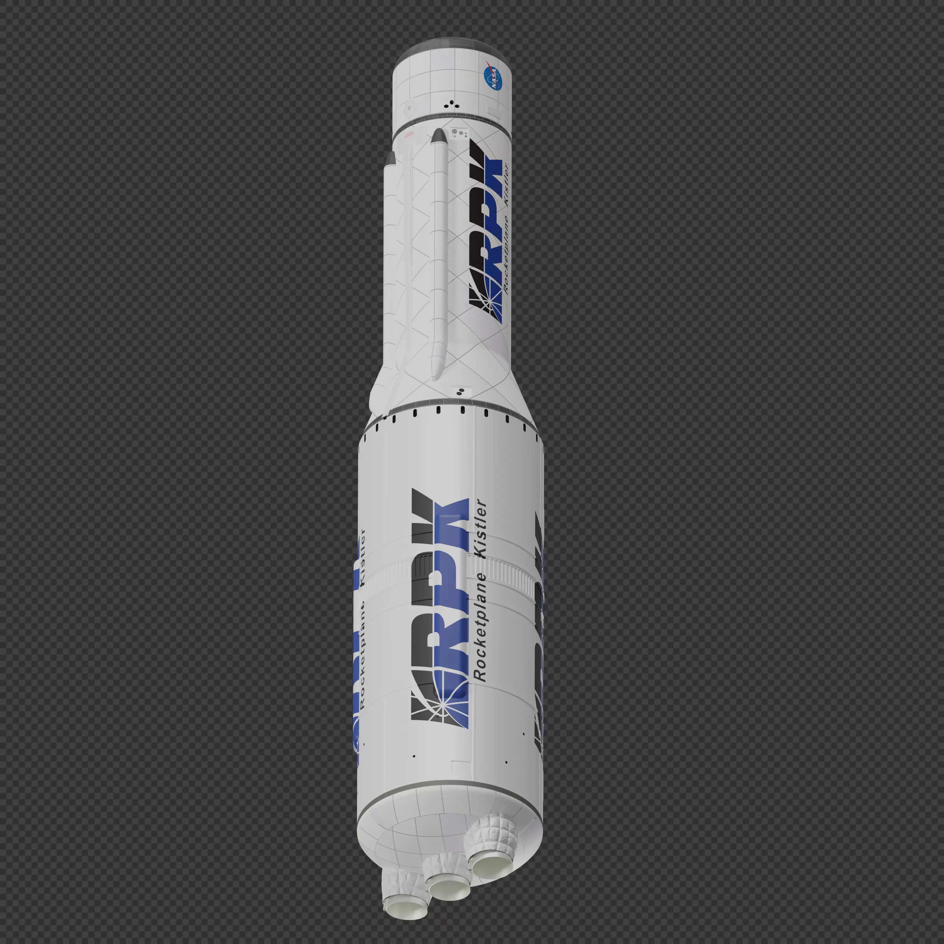 Kistler K-1 Rocket 3D model_0