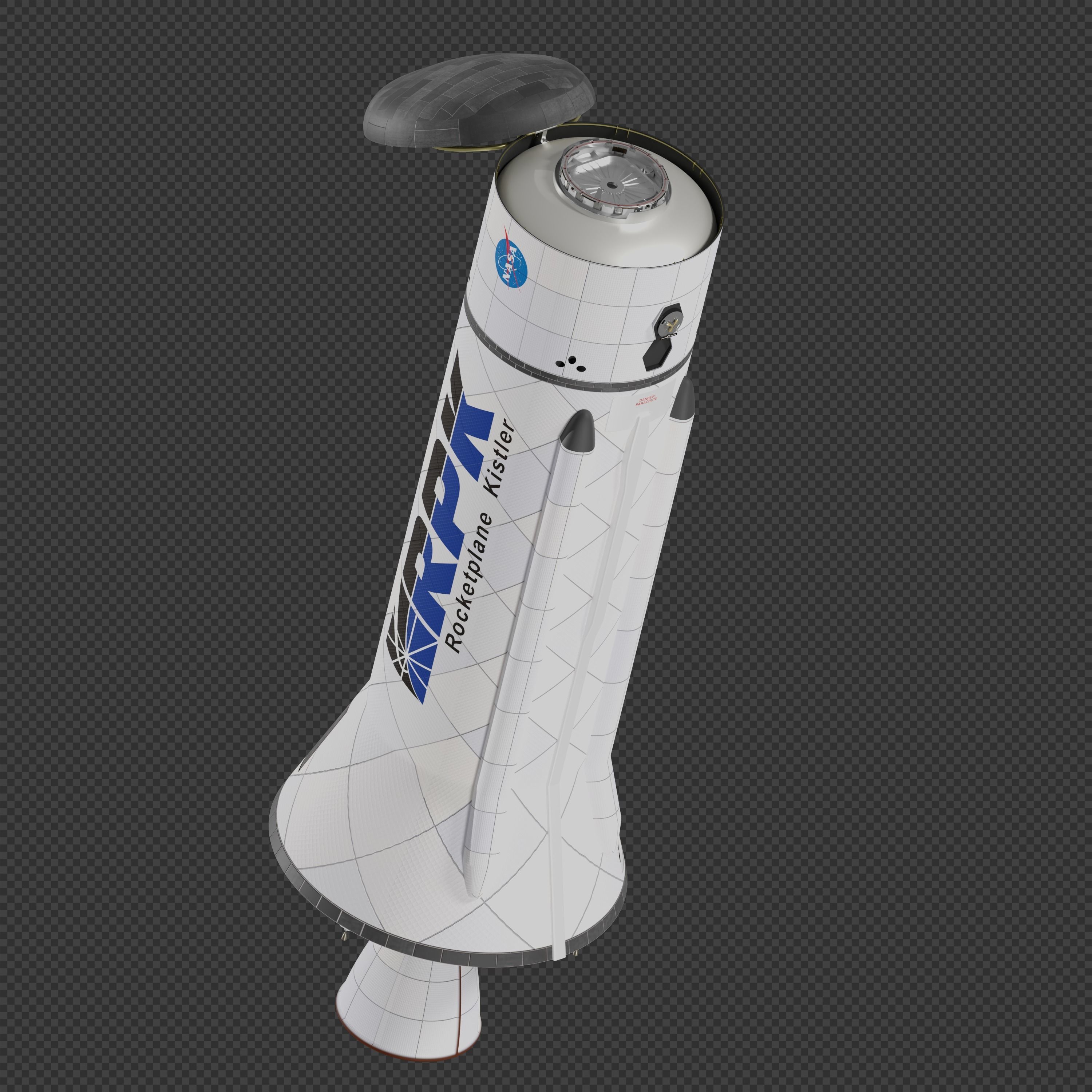 Kistler K-1 Rocket 3D model_3