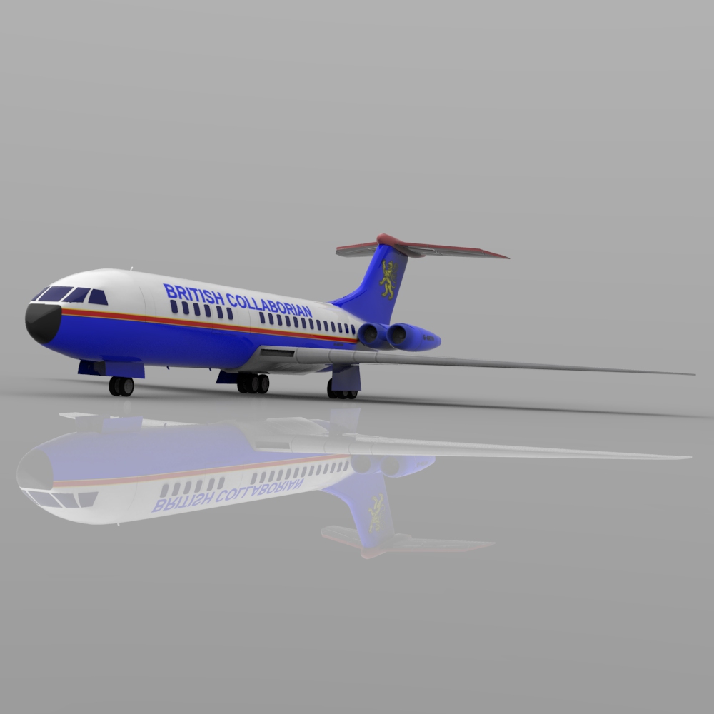 Vickers VC-10 3D model_9