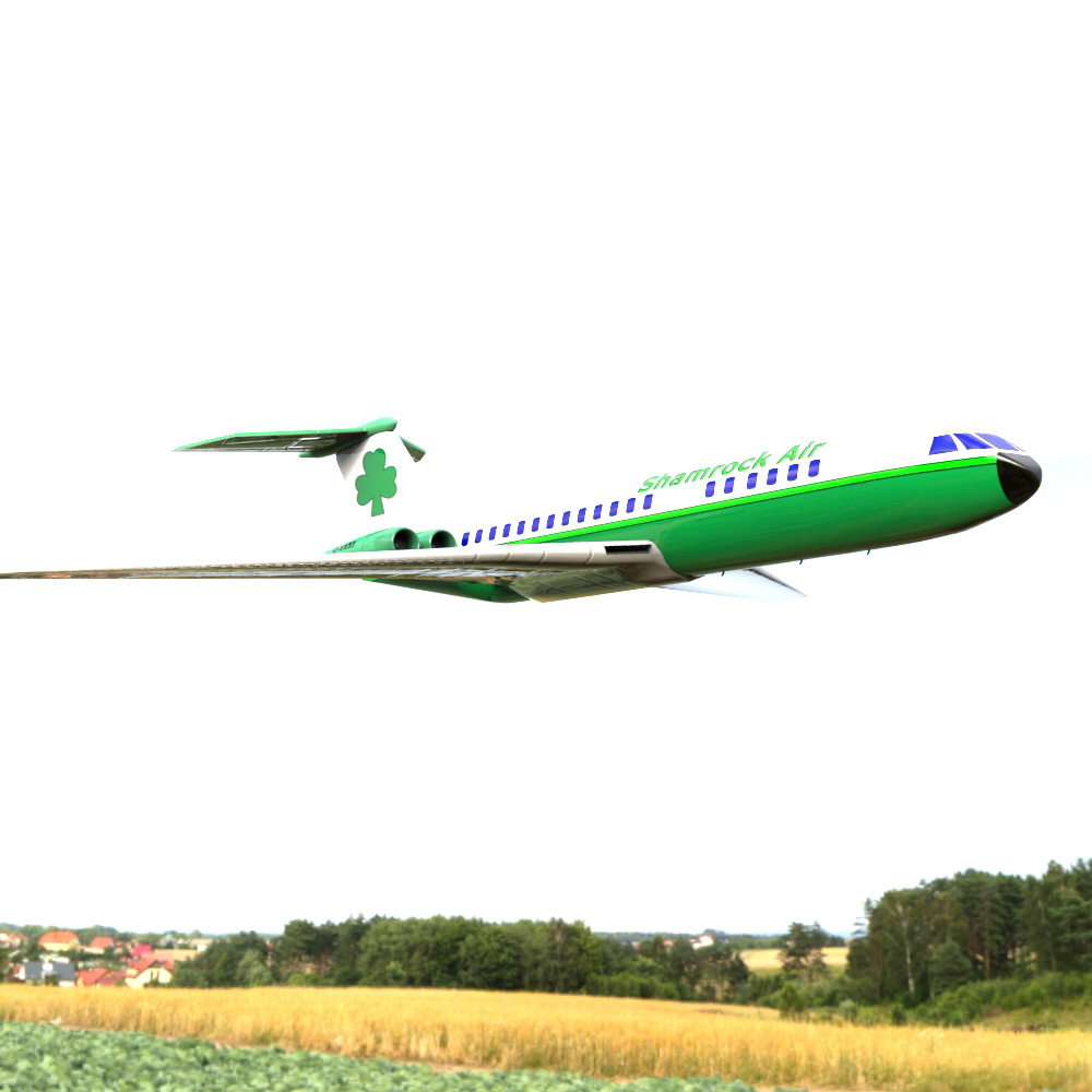 Vickers VC-10 3D model_2