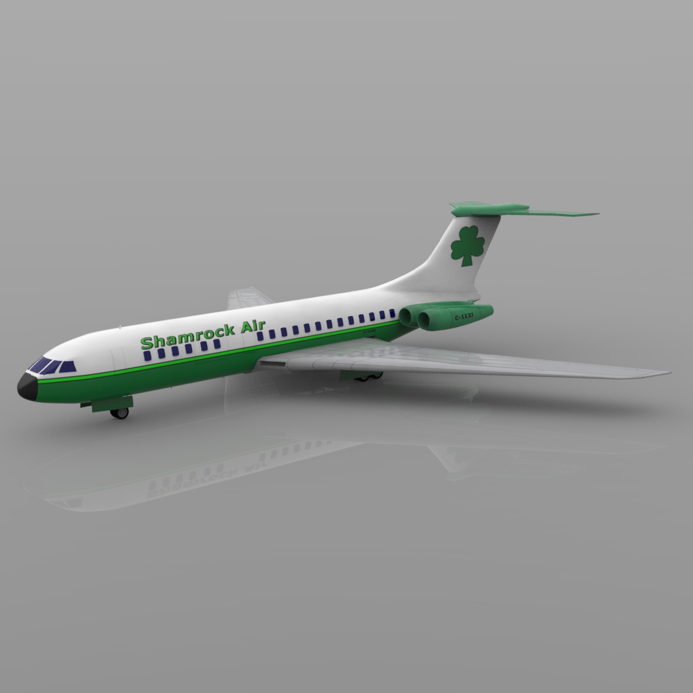 Vickers VC-10 3D model_8