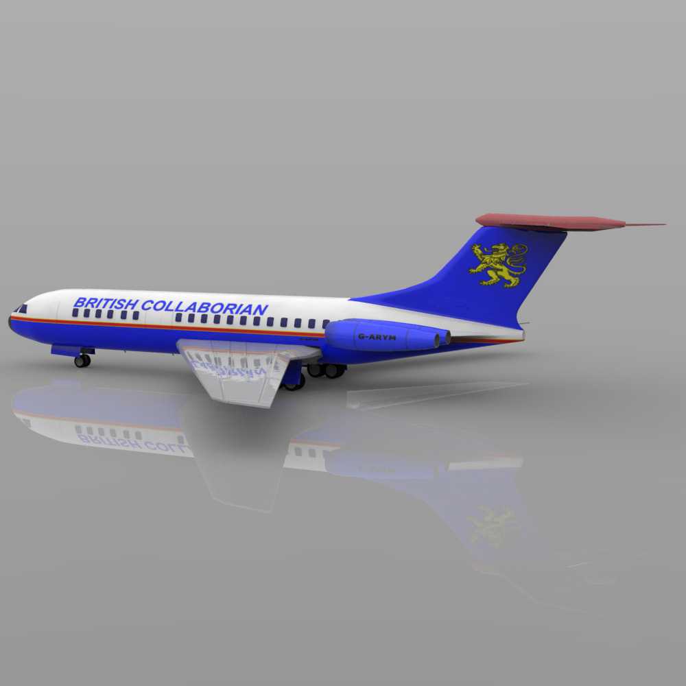 Vickers VC-10 3D model_10