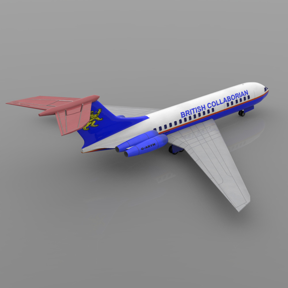 Vickers VC-10 3D model_13