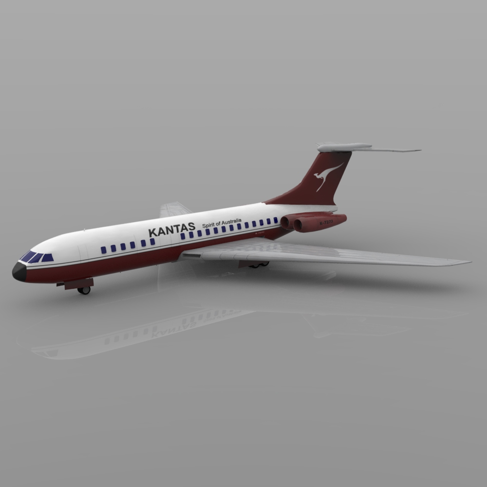Vickers VC-10 3D model_5