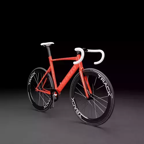 Track Fixed Gear Bike 3D model