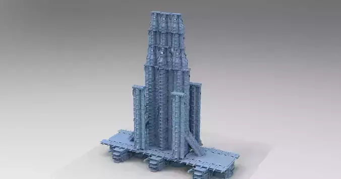 Cyberpunk Elite security tower