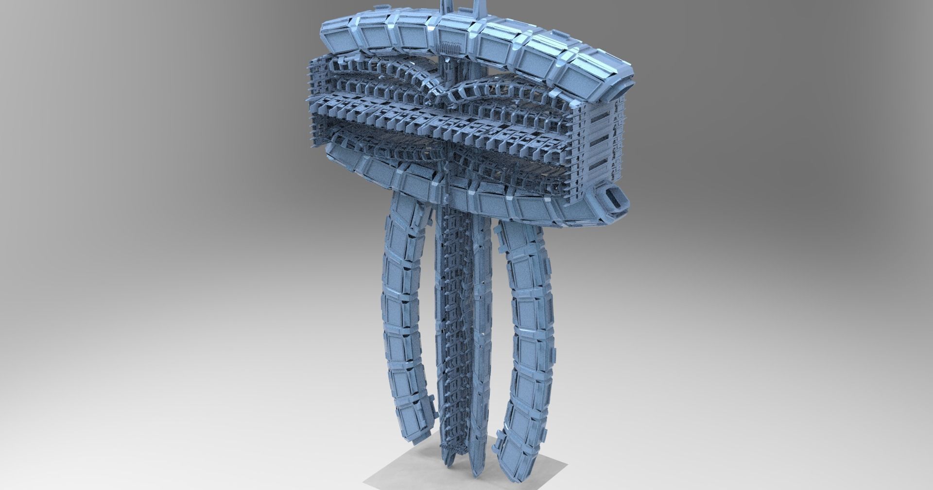 Cyberpunk Elite colony Towers  3D model_1