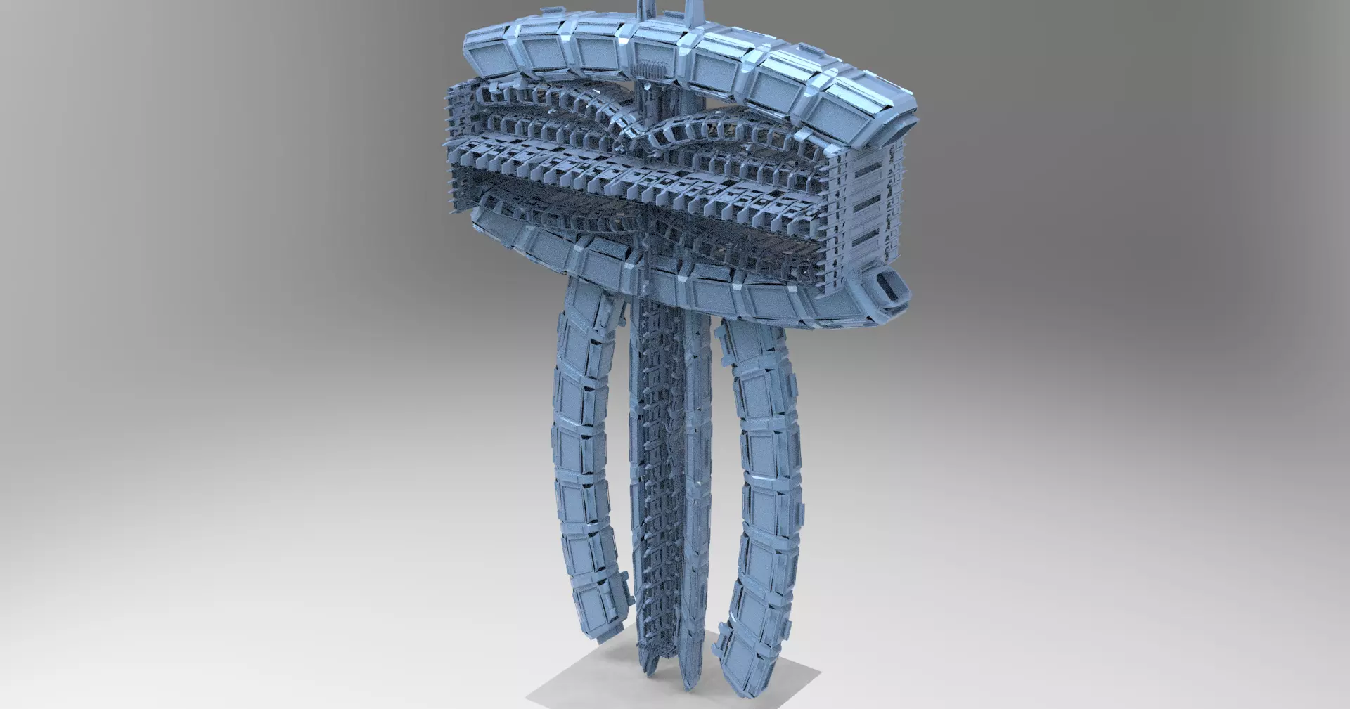 Cyberpunk Elite colony Towers  3D model_0