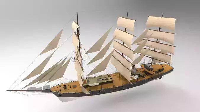 Sailing Ship Type Z 3D model