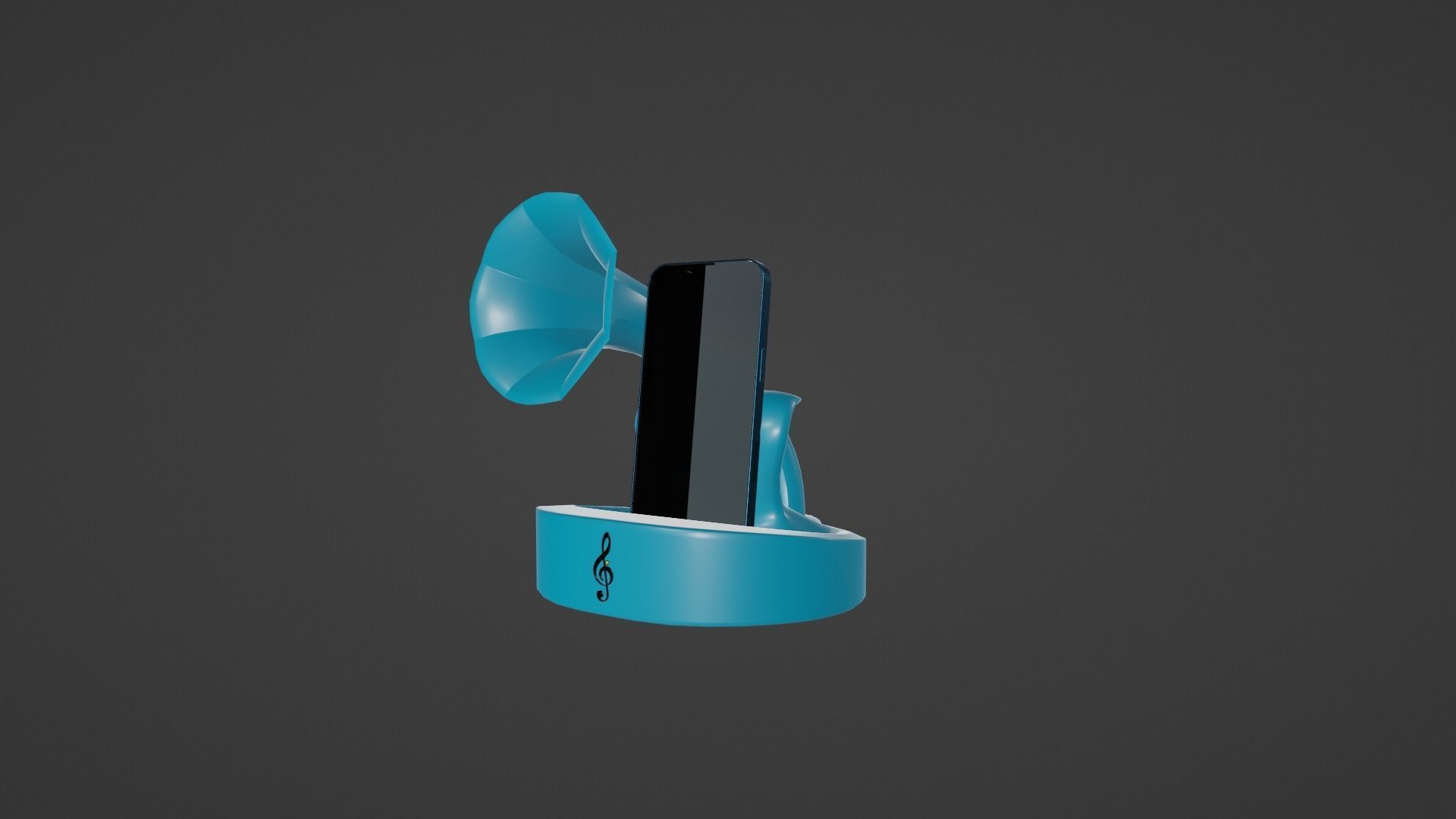 Gramo Phone Amplifier 3D model_3