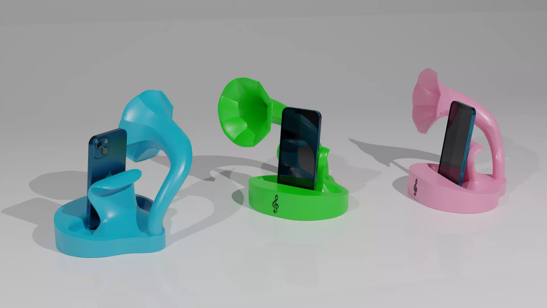 Gramo Phone Amplifier 3D model_0