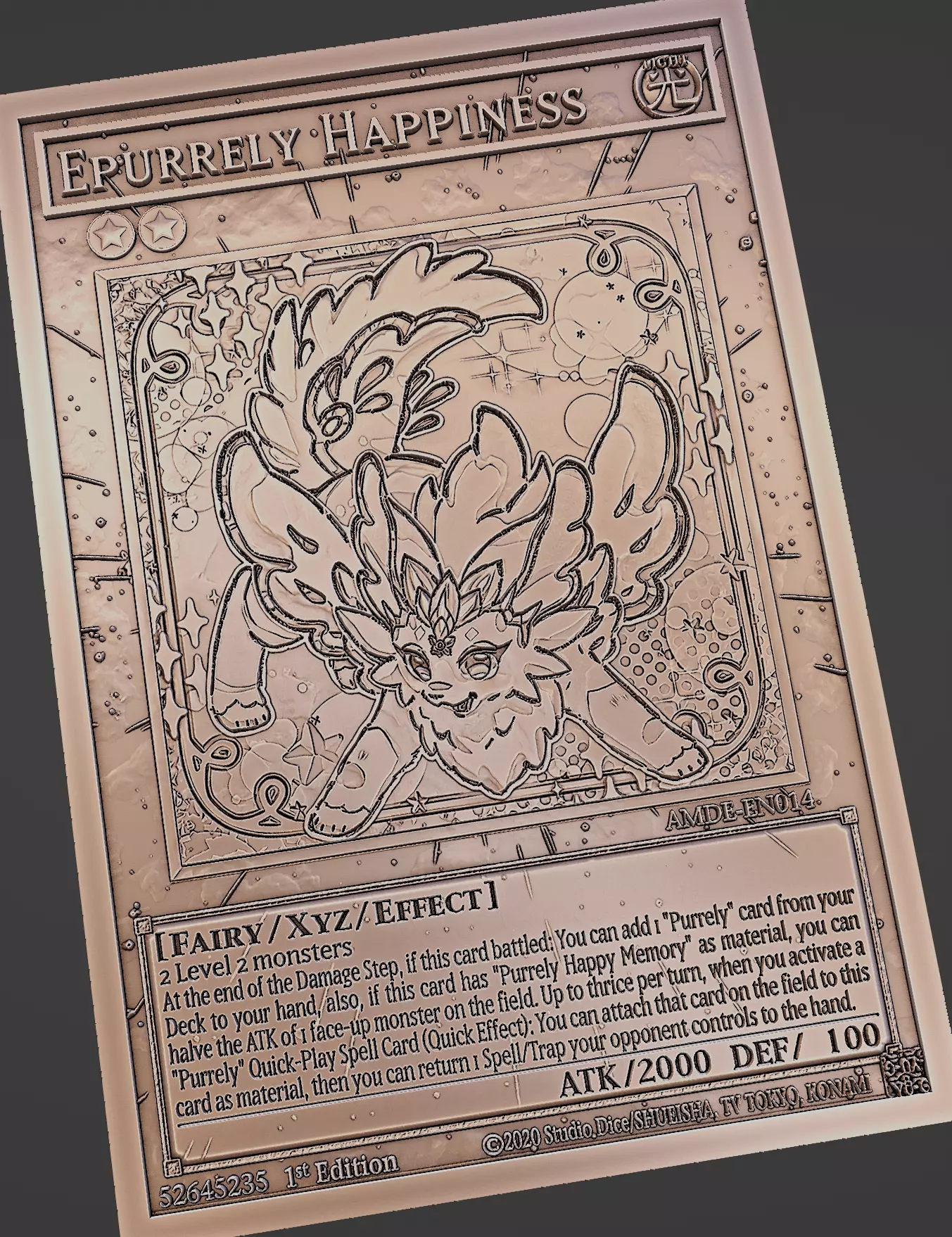 EPURRELY HAPPINESS - YUGIOH Free 3D print model