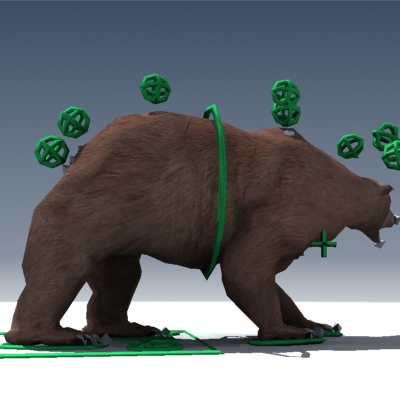 Grizzly Bear Rigged 3D model_11