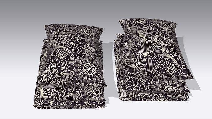 Pillow Low-poly 3D model