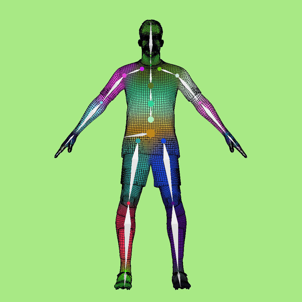 T-Pose Lucas Vazquez Real Madrid 23-24 3D model_5