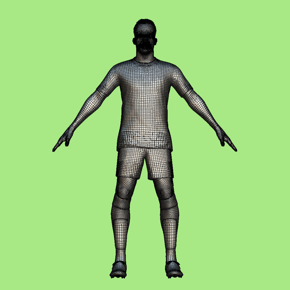 T-Pose Lucas Vazquez Real Madrid 23-24 3D model_4