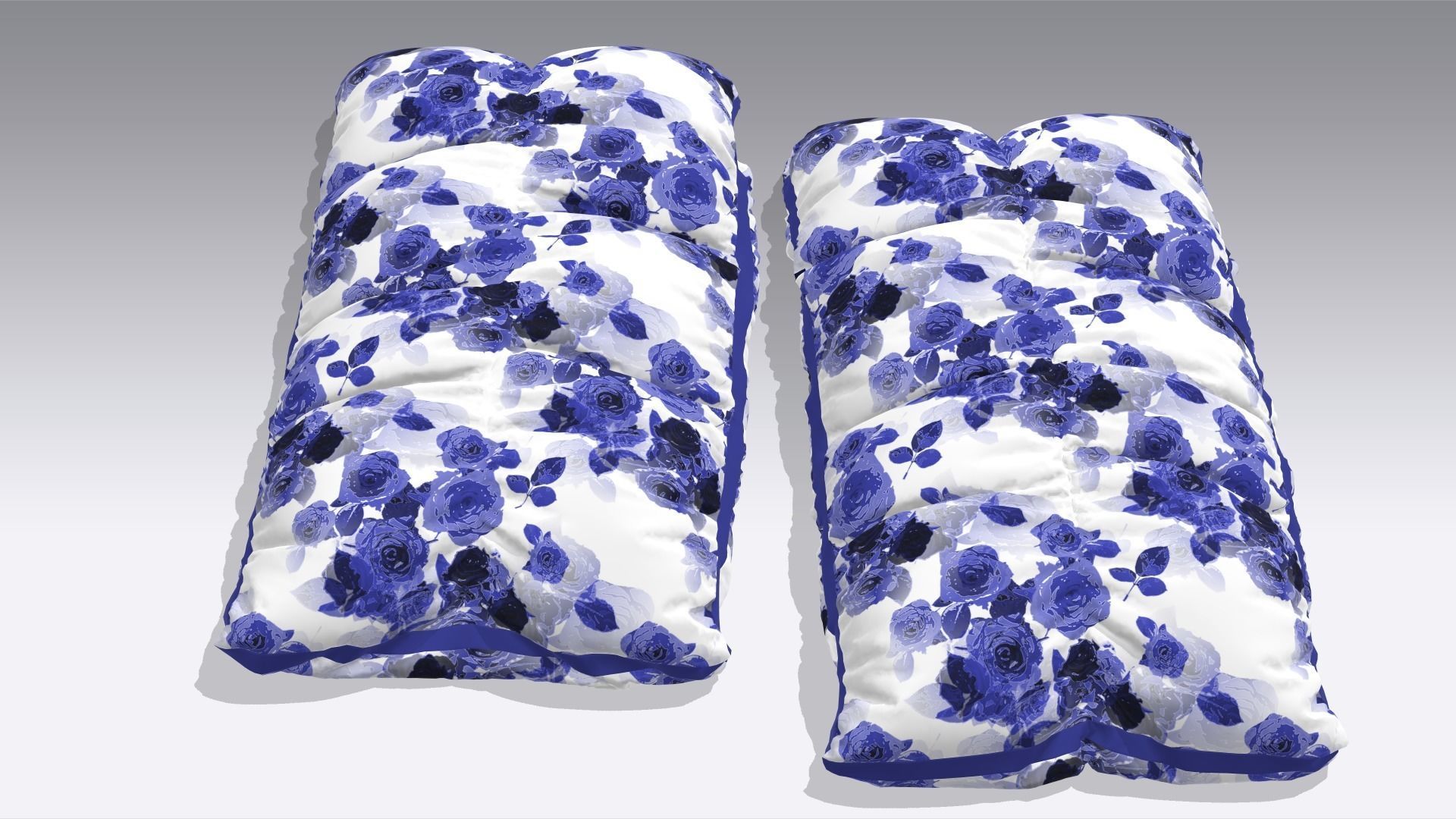 Pillow Low-poly 3D model_6