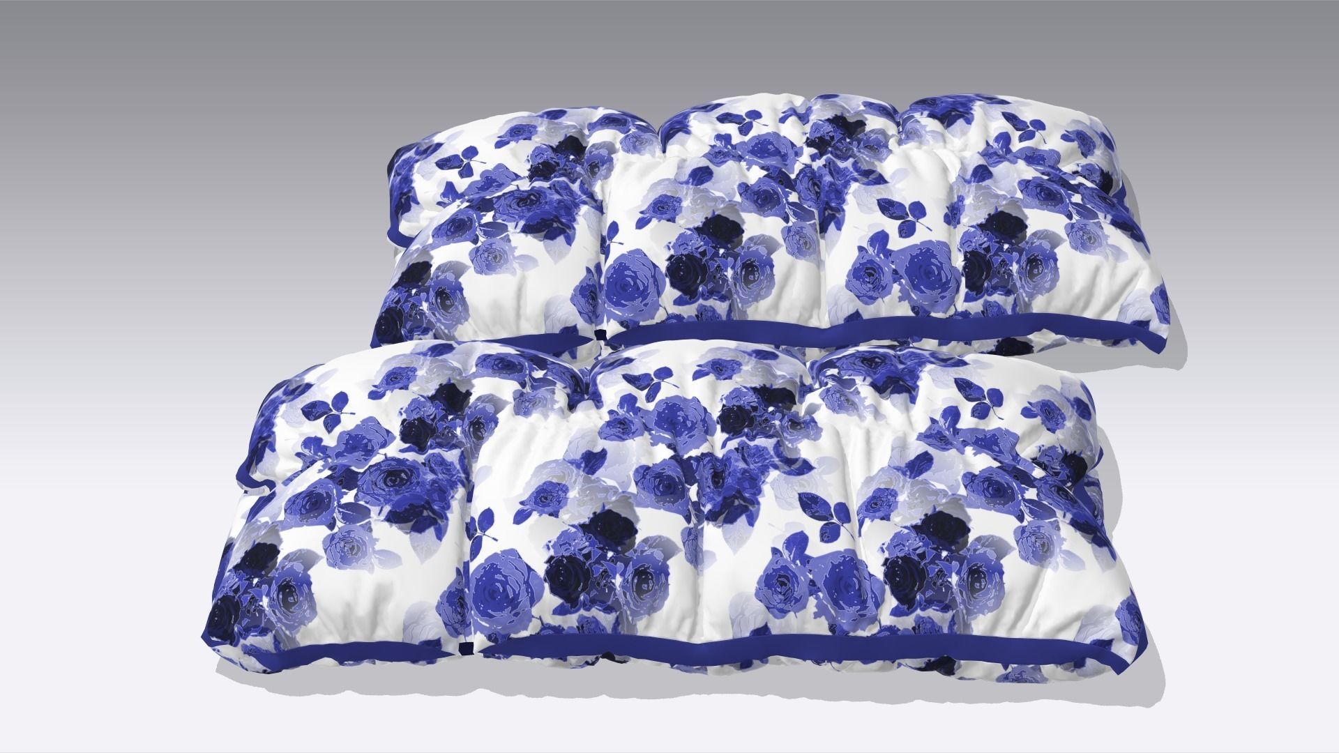 Pillow Low-poly 3D model_5