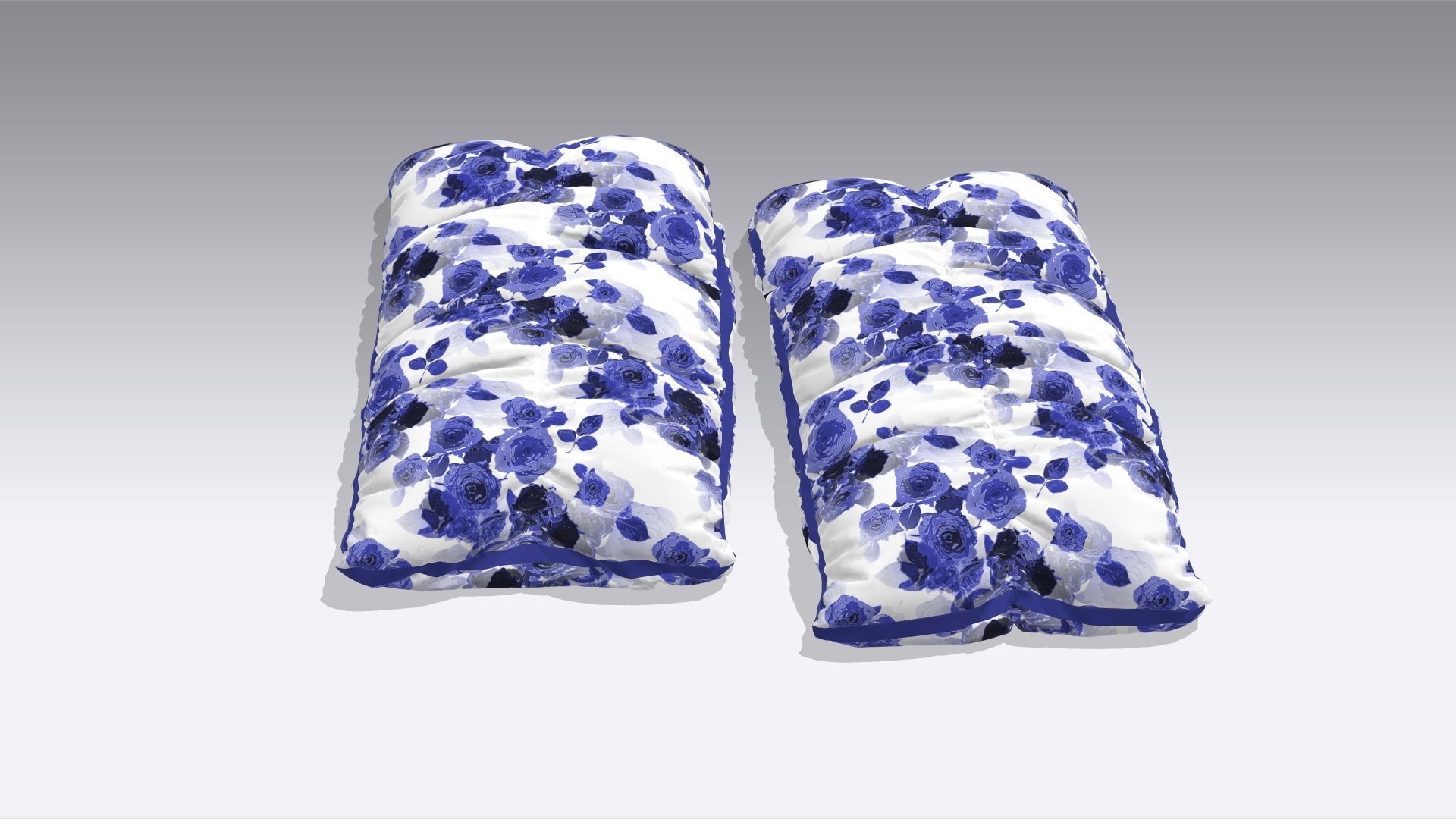 Pillow Low-poly 3D model_2