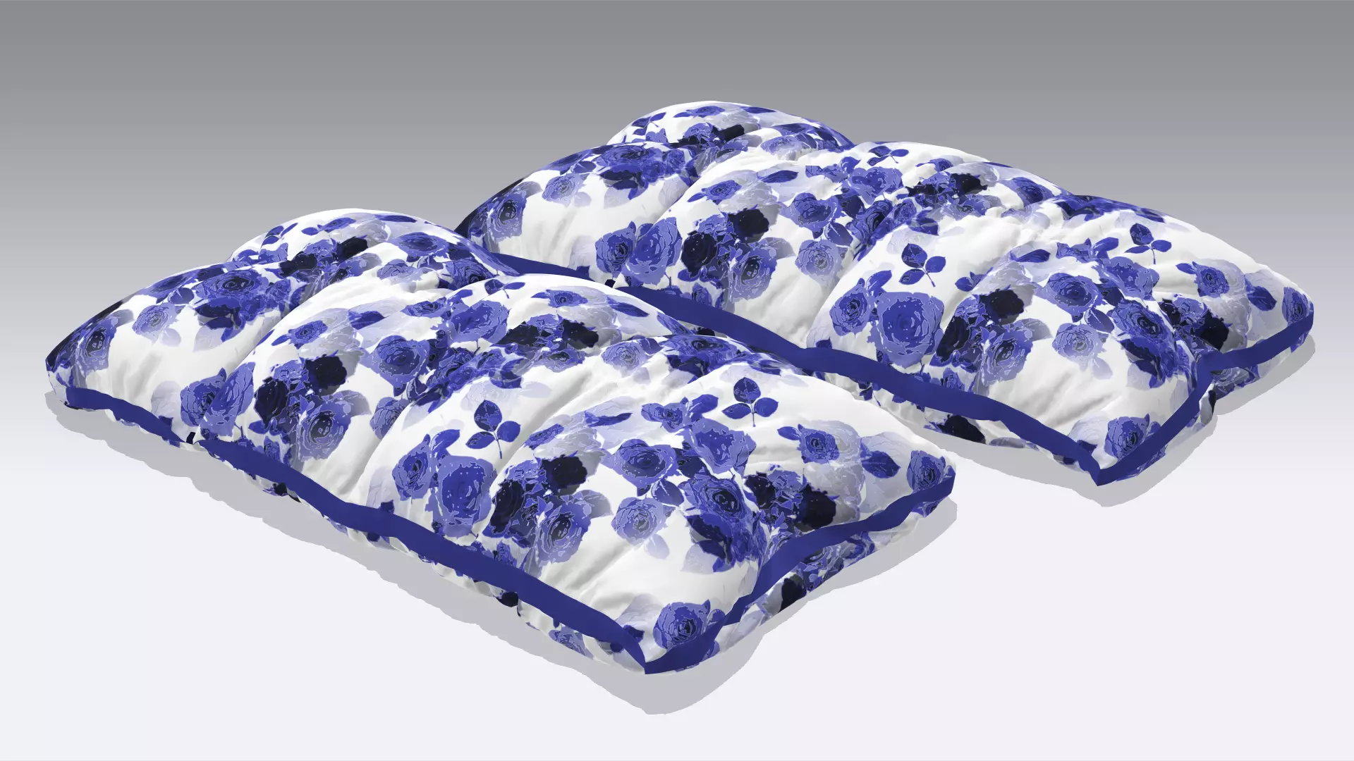Pillow Low-poly 3D model_0