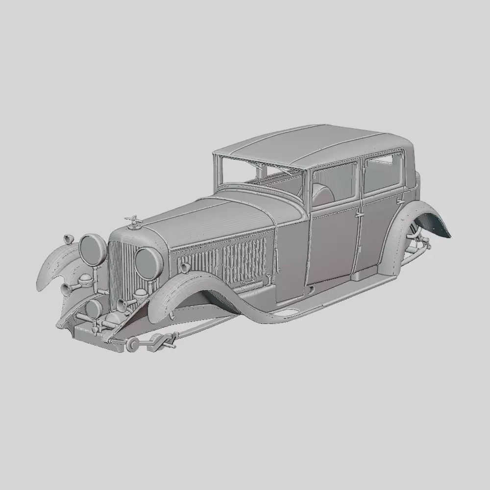 Bentley 8 Liter Limousine 1932 Printable Body - ANY Scale 3D print model_0