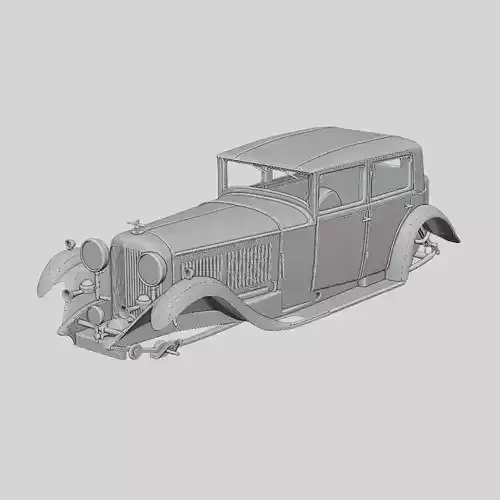 Bentley 8 Liter Limousine 1932 Printable Body - ANY Scale