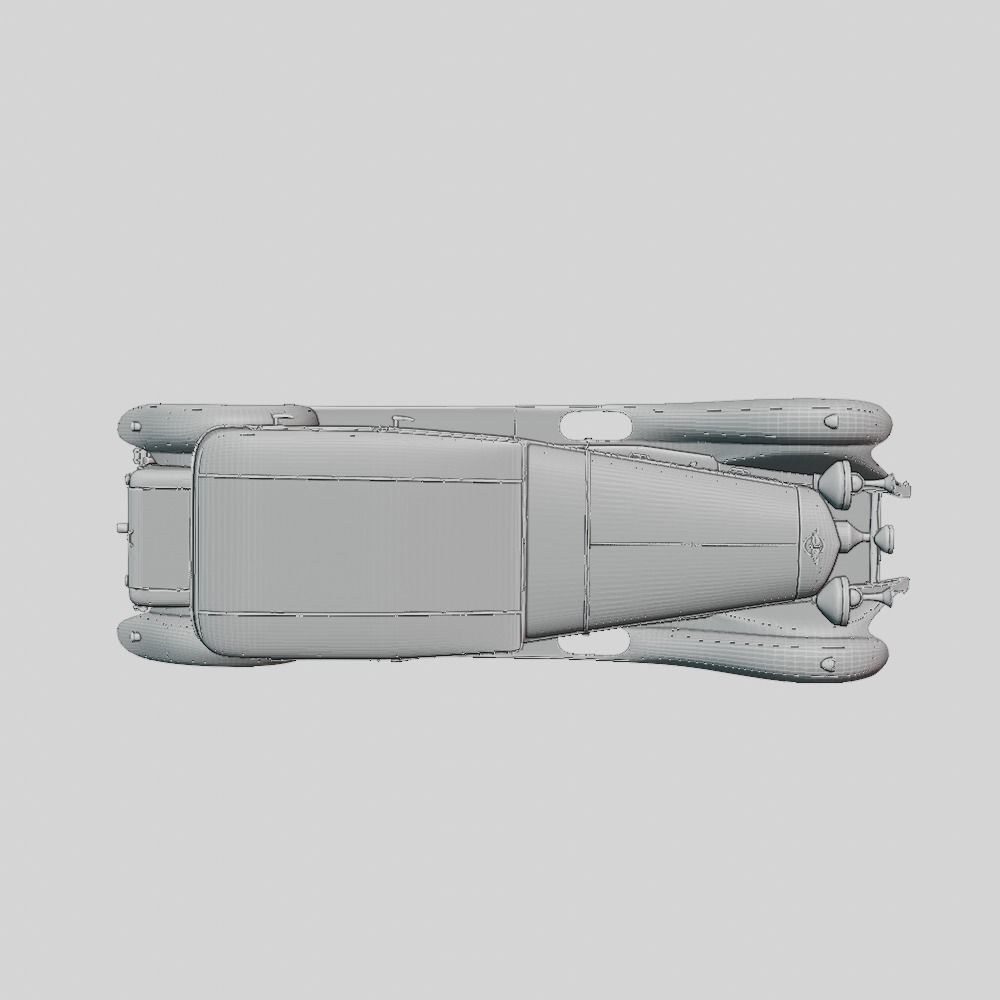 Bentley 8 Liter Limousine 1932 Printable Body - ANY Scale 3D print model_6