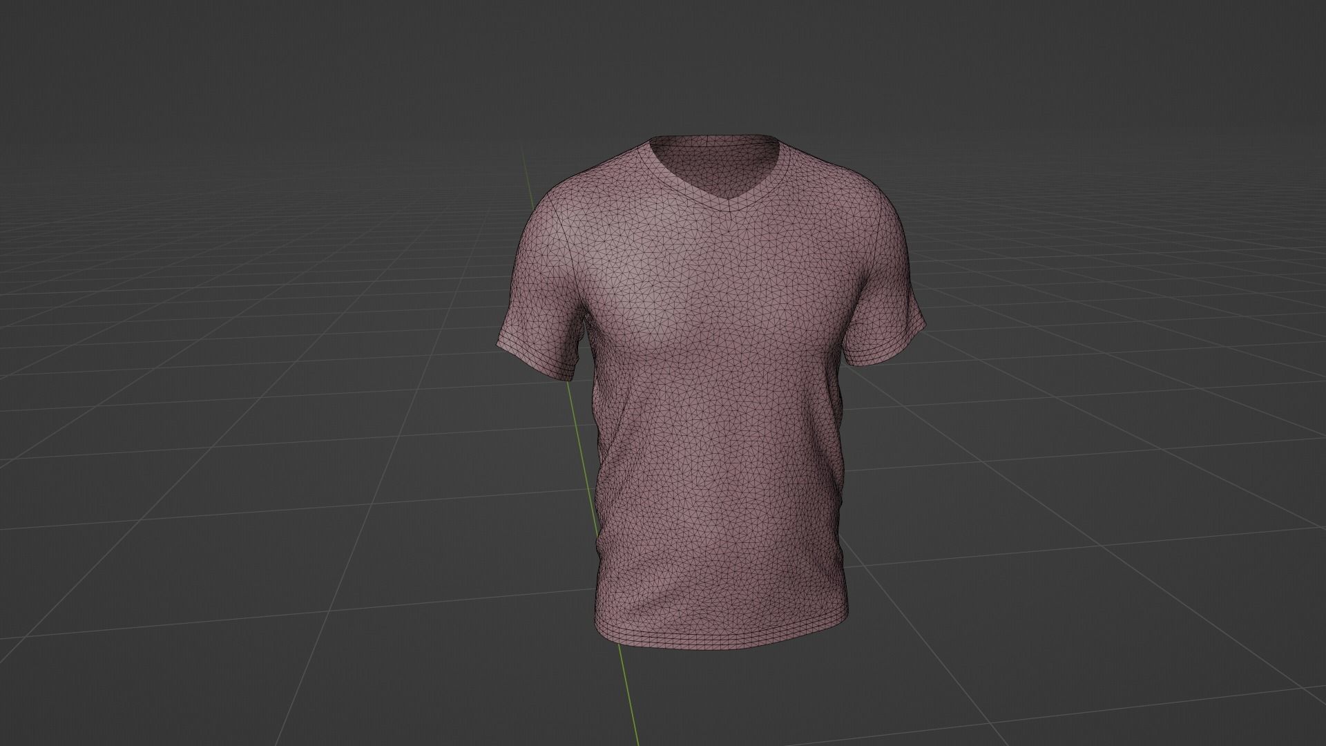 Streetwear 3D T-Shirt Low-poly 3D model_6