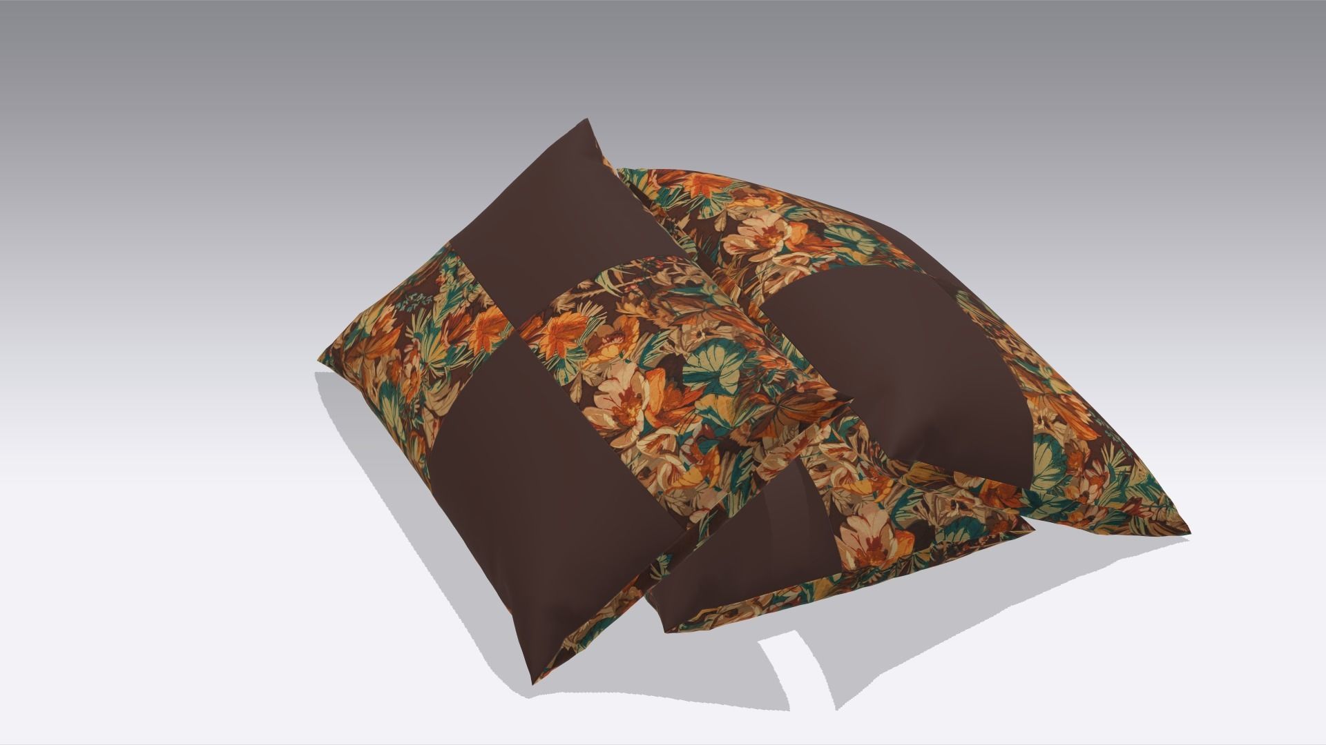 Pillow Low-poly 3D model_2