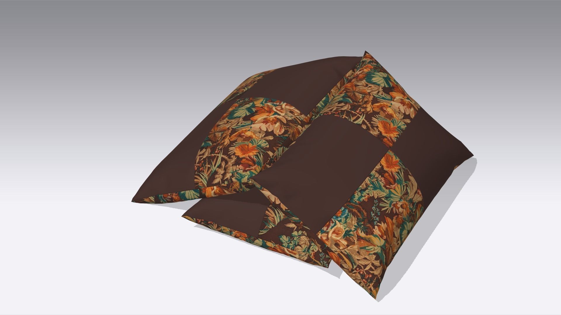 Pillow Low-poly 3D model_4