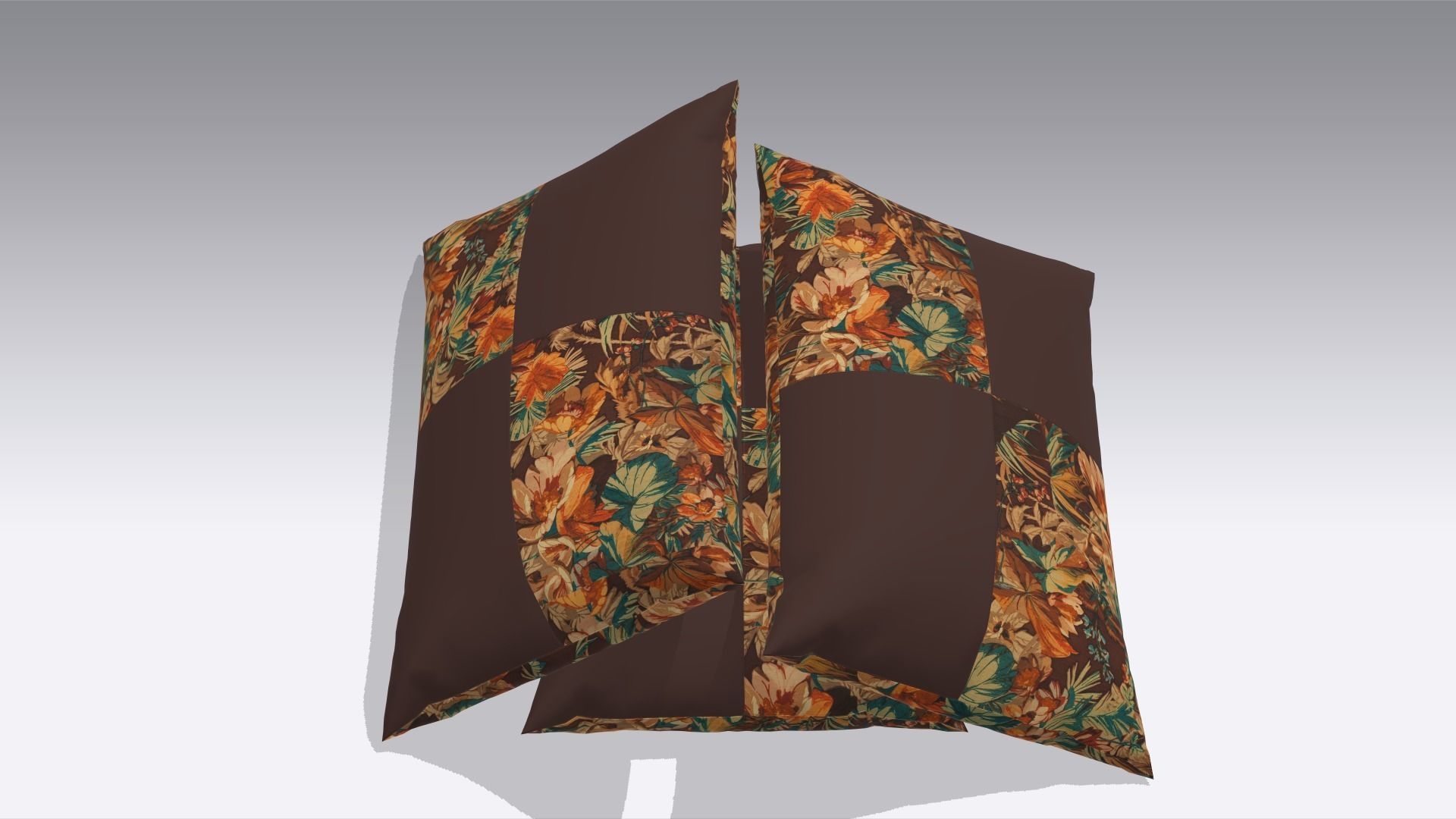 Pillow Low-poly 3D model_3