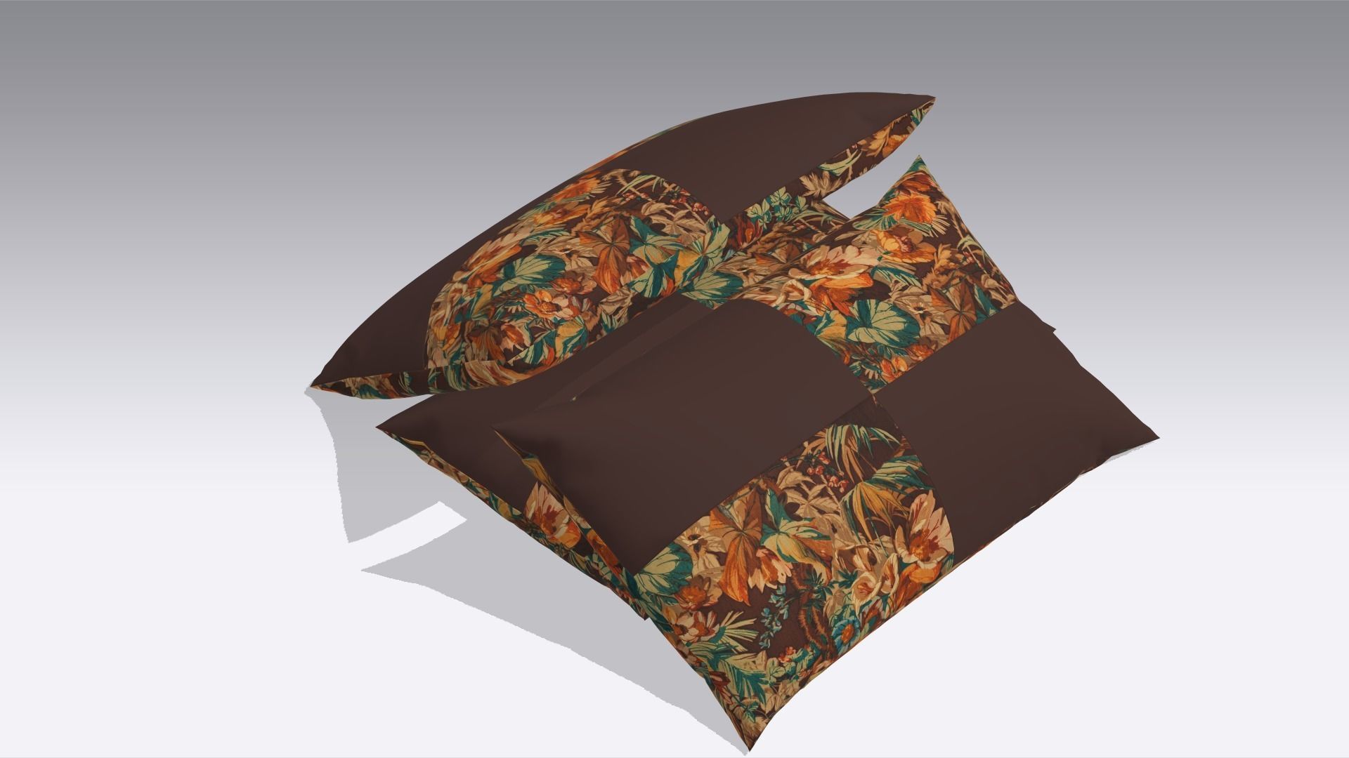 Pillow Low-poly 3D model_1