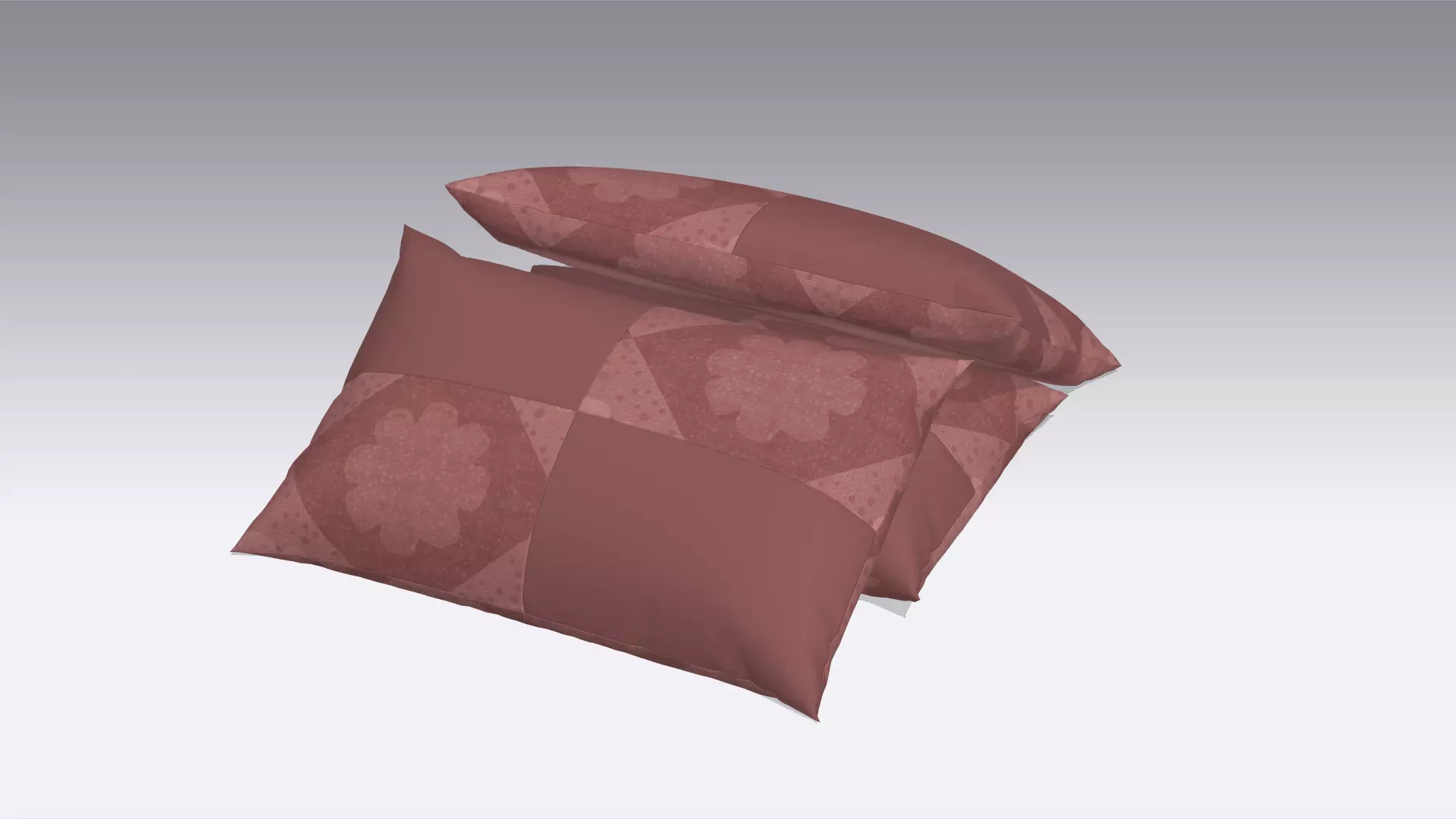 Pillow Low-poly 3D model_0