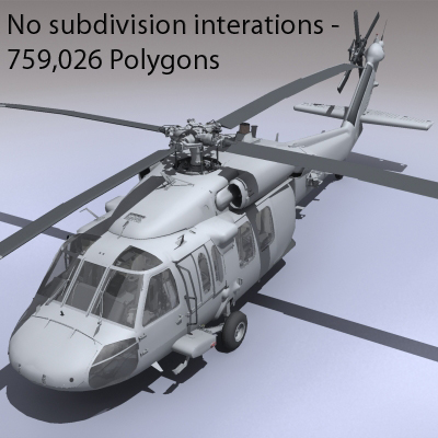 UH 60 Blackhawk Navy Helicopter 3D model_15