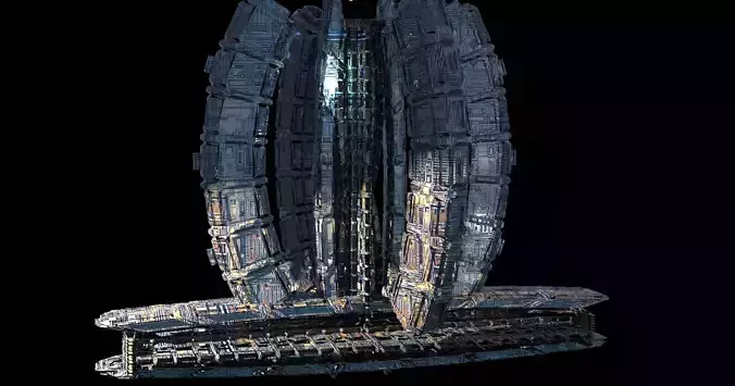 Alien base hadron collider tower
