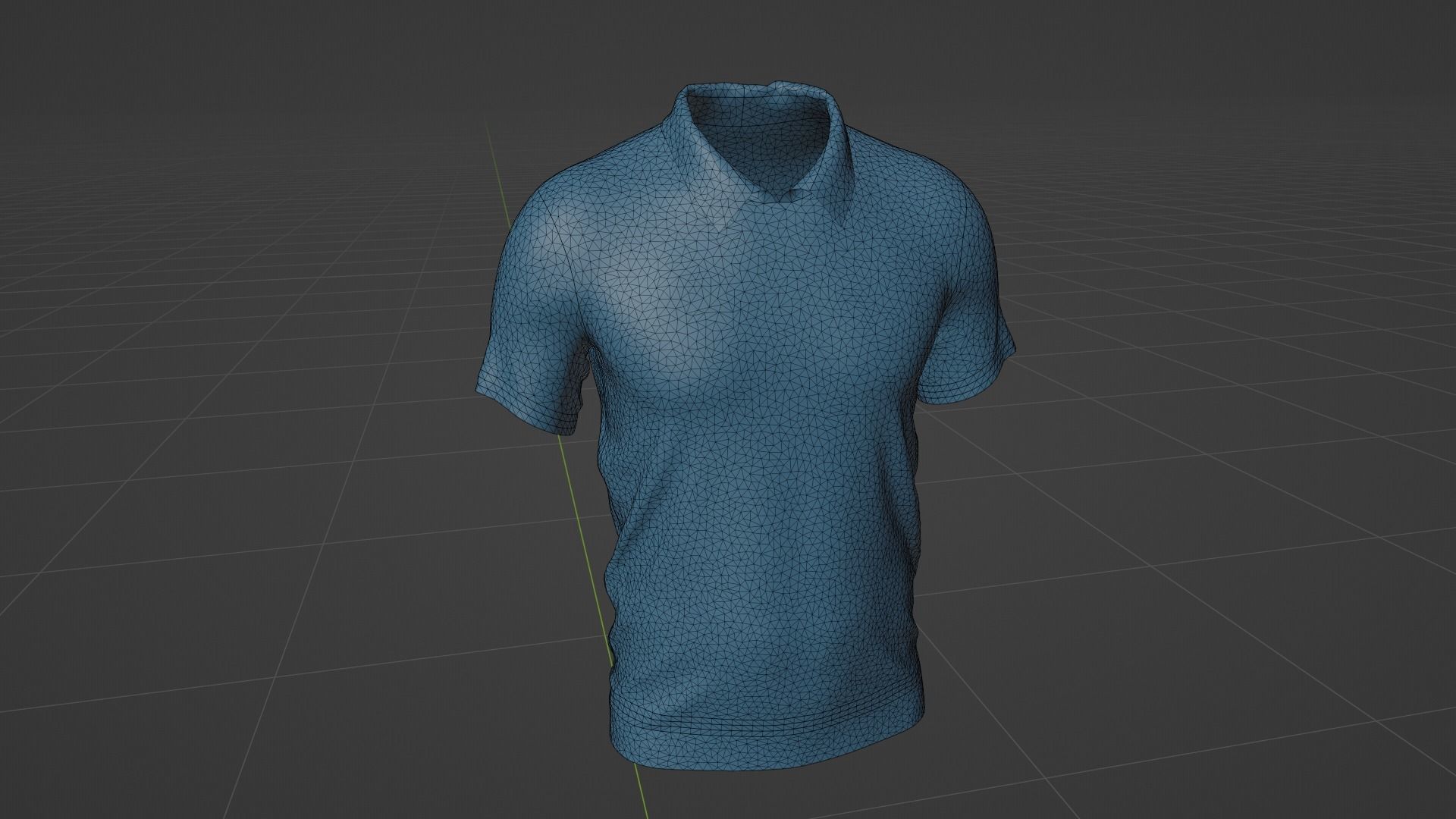 T-shirt Low-poly 3D model_6