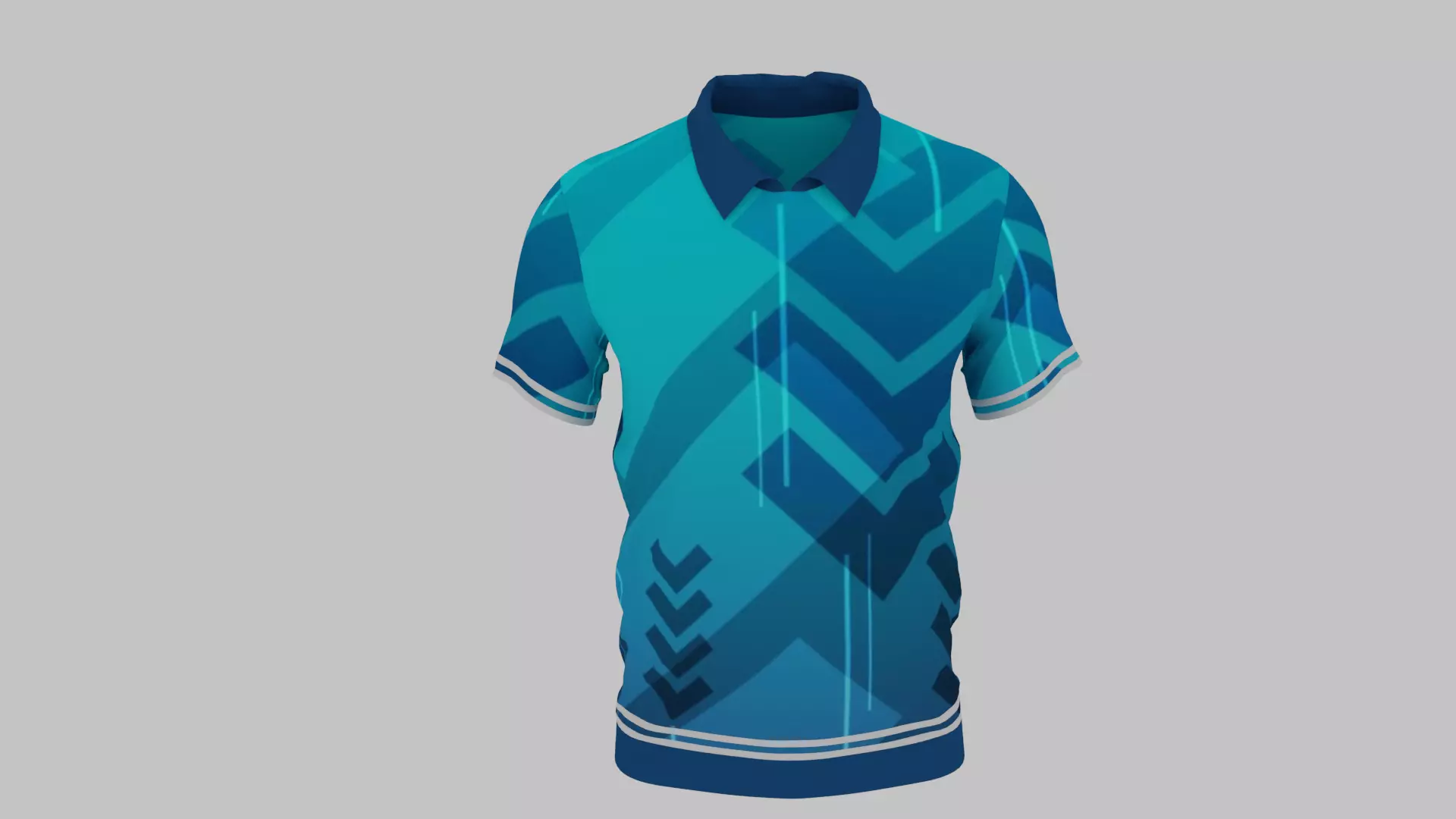 T-shirt Low-poly 3D model_0