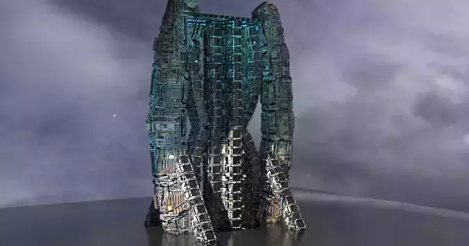 Dark Alien ocean servery rig