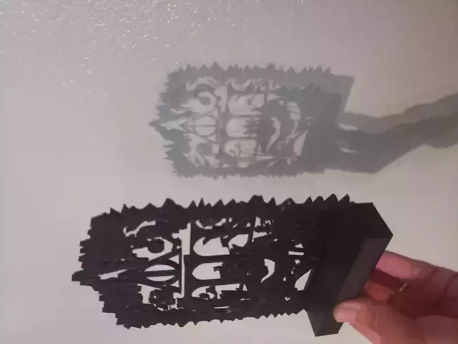 Harry Potter Shadow Art Free 3D print model
