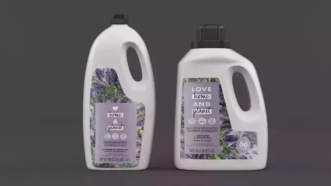Dishwasher Detergent Gel 3D model
