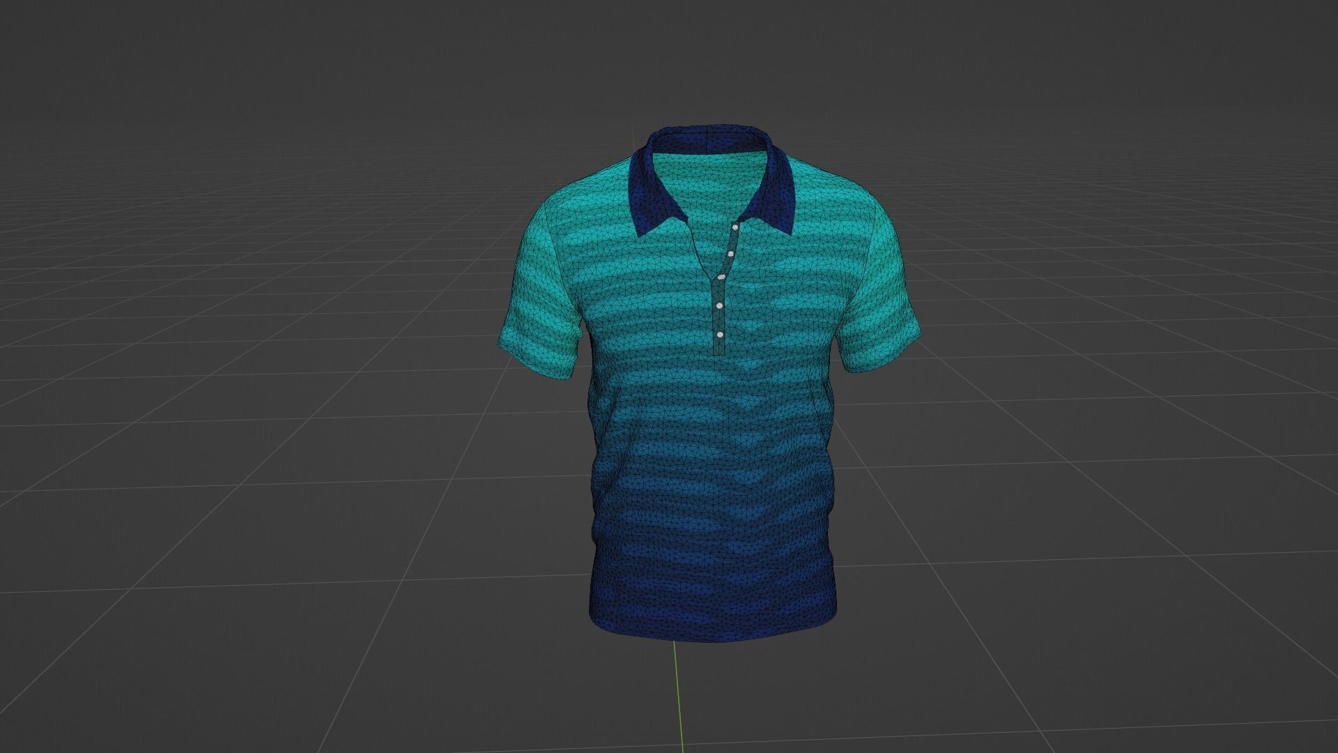 T-Shirt Low-poly 3D model_6