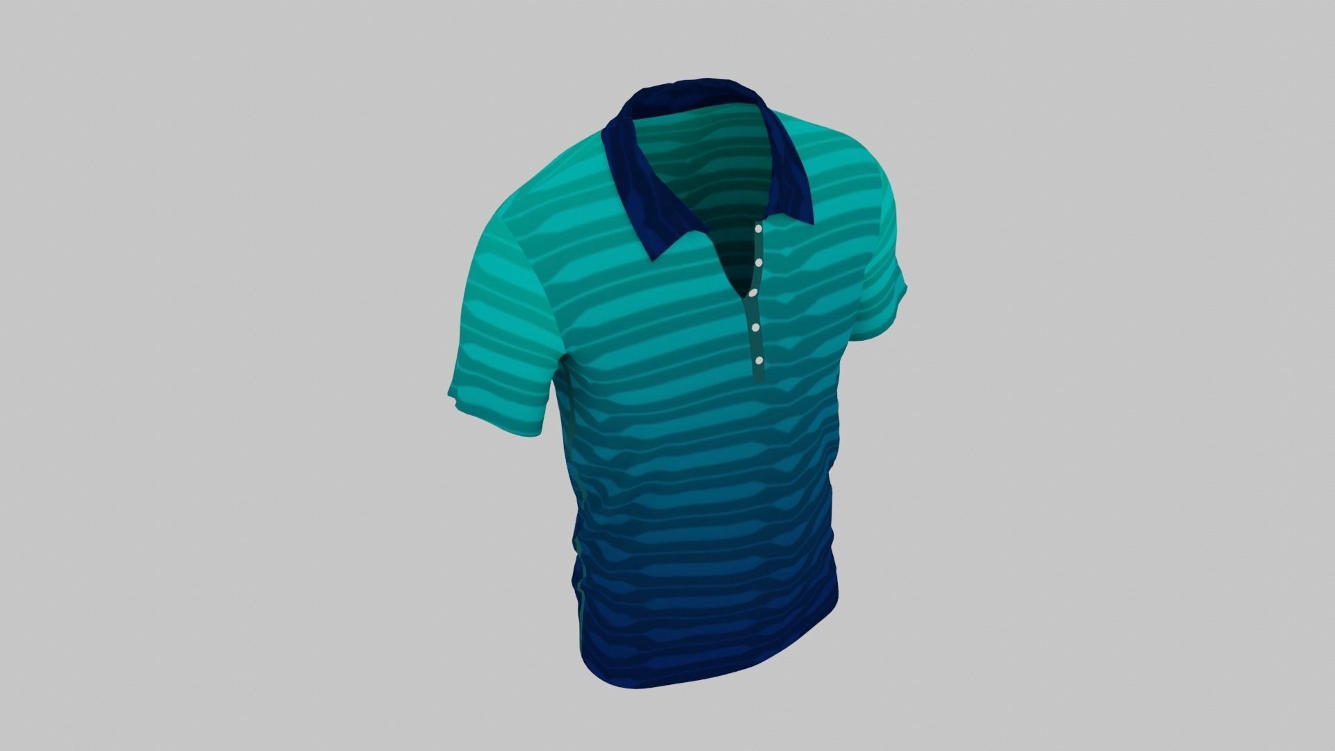 T-Shirt Low-poly 3D model_3