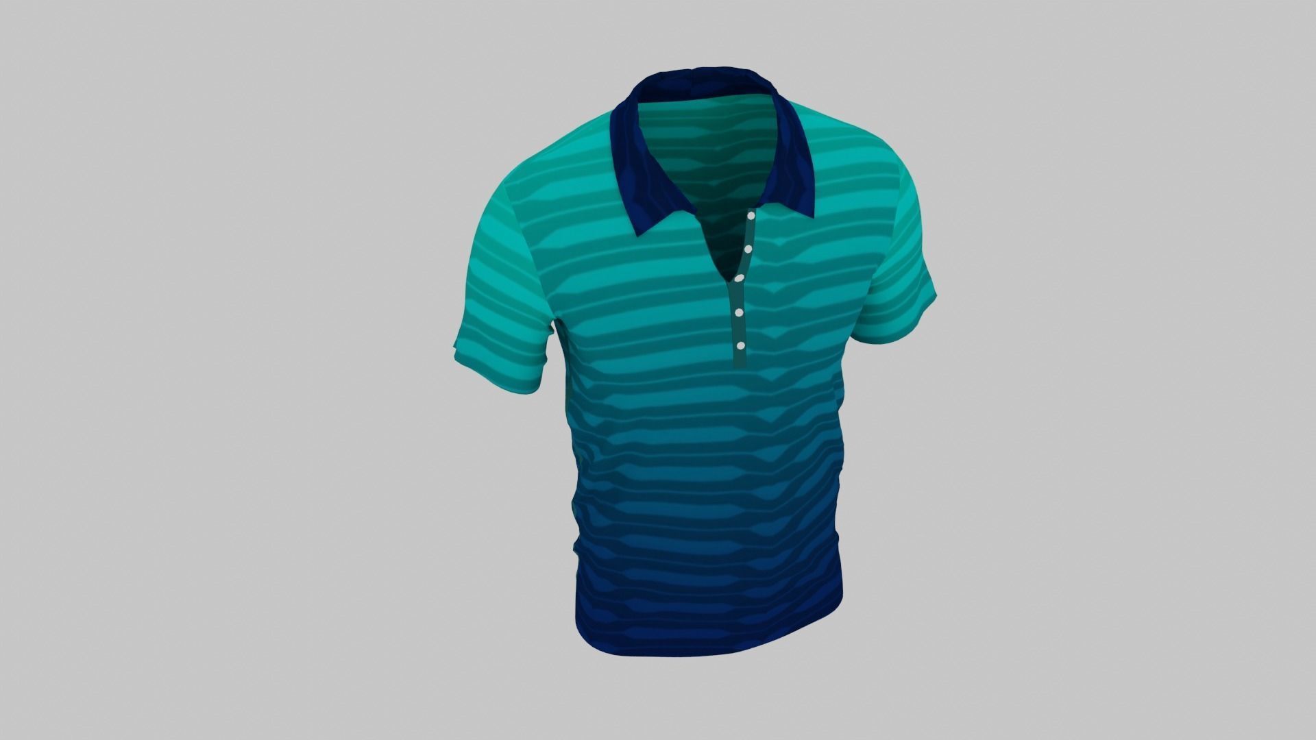 T-Shirt Low-poly 3D model_5