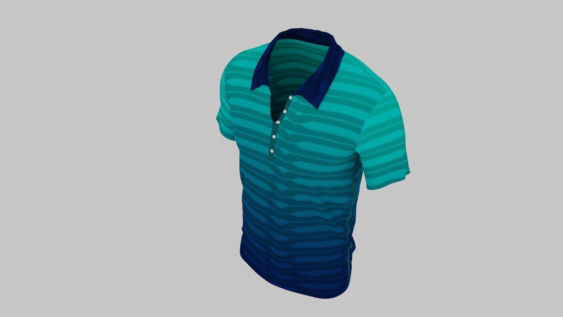 T-Shirt Low-poly 3D model_1