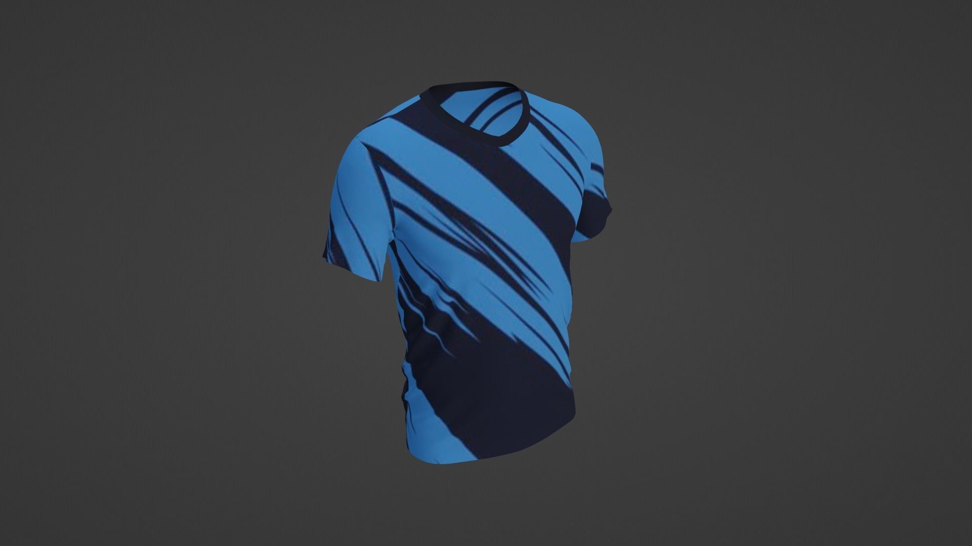 T-shirt Low-poly 3D model_4