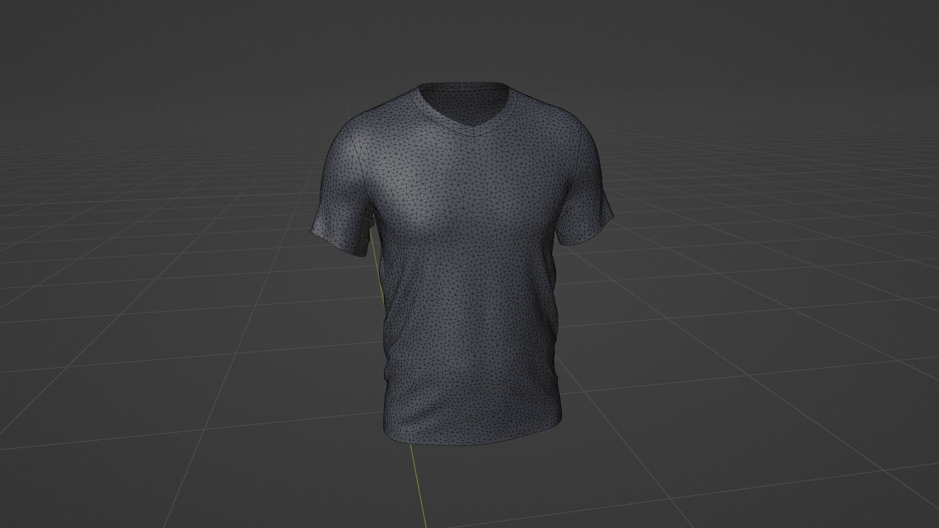 T-shirt Low-poly 3D model_5